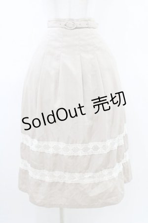 画像: an another angelus / トーションレースライン使いスカート Free L/BEIGE H-26-03-15-1034-CA-SK-NS-ZH