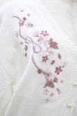 画像3: axes femme / SAKURA刺繍ショートカーディガン Free オフ H-26-03-15-1037-AX-TO-NS-ZH (3)