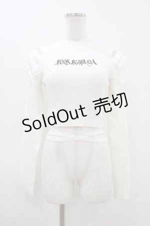 画像: Ank Rouge / ウエストクロスリブトップス M オフ H-26-03-15-1038-CA-TO-NS-ZH