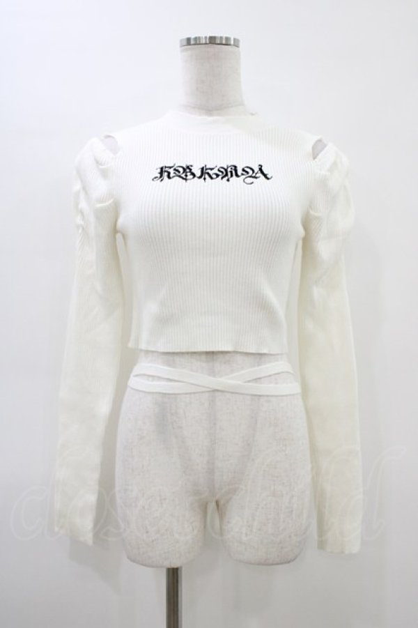 画像1: Ank Rouge / ウエストクロスリブトップス M オフ H-26-03-15-1038-CA-TO-NS-ZH (1)