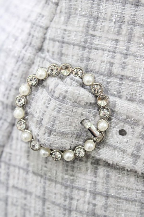 画像3: evelyn / ツイードスカパン Free オフ/グレー H-26-03-15-1005-LO-SK-NS-ZH (3)