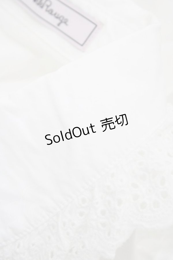 画像4: Ank Rouge / 丸襟ブラウス M オフ H-26-03-15-1042-CA-BL-NS-ZH (4)