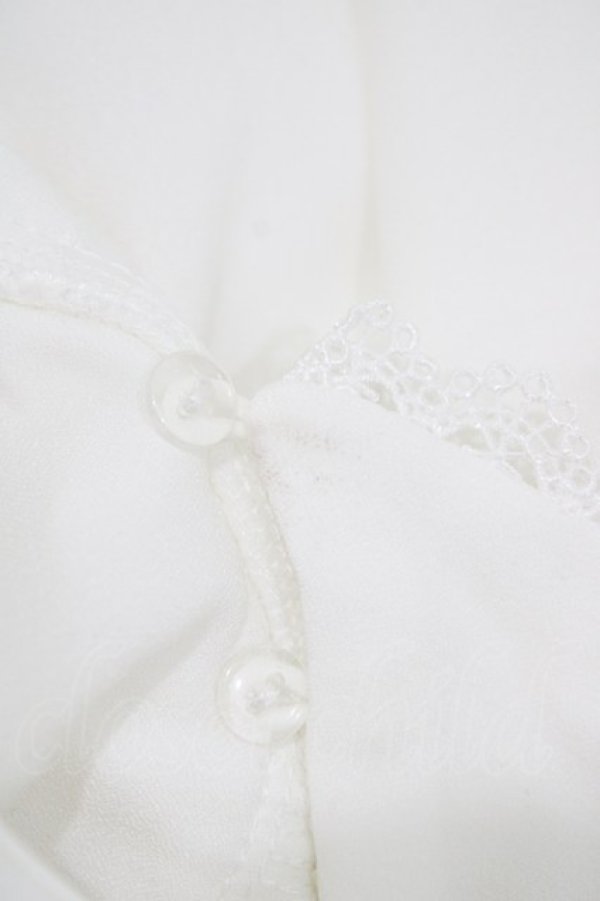 画像4: DearMyLove / 推しリボンテーラードセーラー襟ブラウス M オフ H-26-03-15-1043-EL-BL-NS-ZH (4)