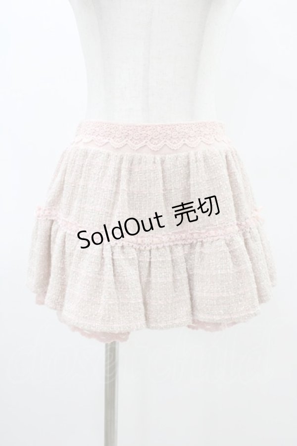 画像1: LIZ LISA / ツイードスカパン Free ピンク H-26-03-15-1007-LO-PA-NS-ZH (1)