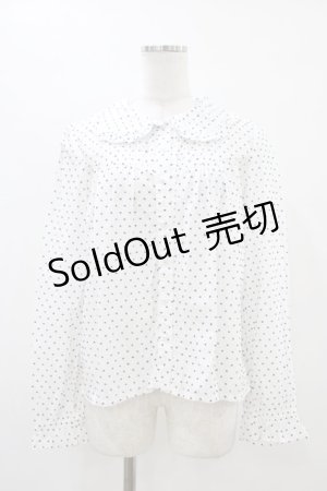 画像: Nile Perch / ドットフリルブラウス Free オフ/ブルー H-26-03-15-1054-LO-BL-NS-ZH