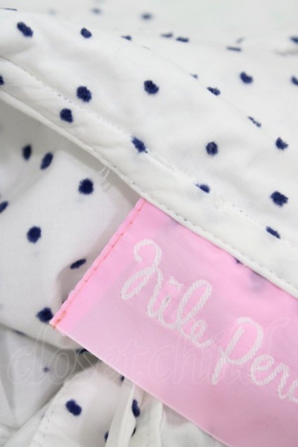 画像4: Nile Perch / ドットフリルブラウス Free オフ/ブルー H-26-03-15-1054-LO-BL-NS-ZH (4)