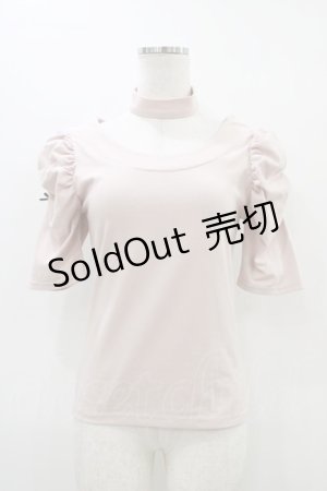 画像: Ank Rouge / チョーカーネックトップス M ピンク H-26-03-15-1057-CA-TO-NS-ZH