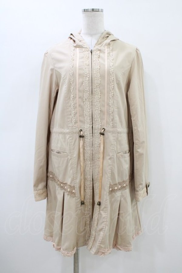 画像1: axes femme / フードタックブルゾン M ベージュ H-26-03-15-1060-AX-JA-NS-ZH (1)