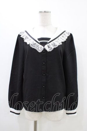 画像: MA*RS / セーラーブラウス Free ブラック H-26-03-15-1061-EL-BL-NS-ZH