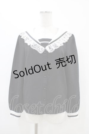 画像: MA*RS / セーラーブラウス Free ブラック H-26-03-15-1061-EL-BL-NS-ZH