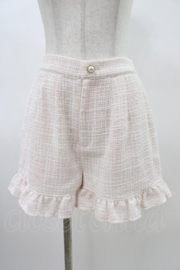 画像3: Ank Rouge / ツイードセットアップ M ピンク H-26-03-15-1009-CA-OP-NS-ZH (3)