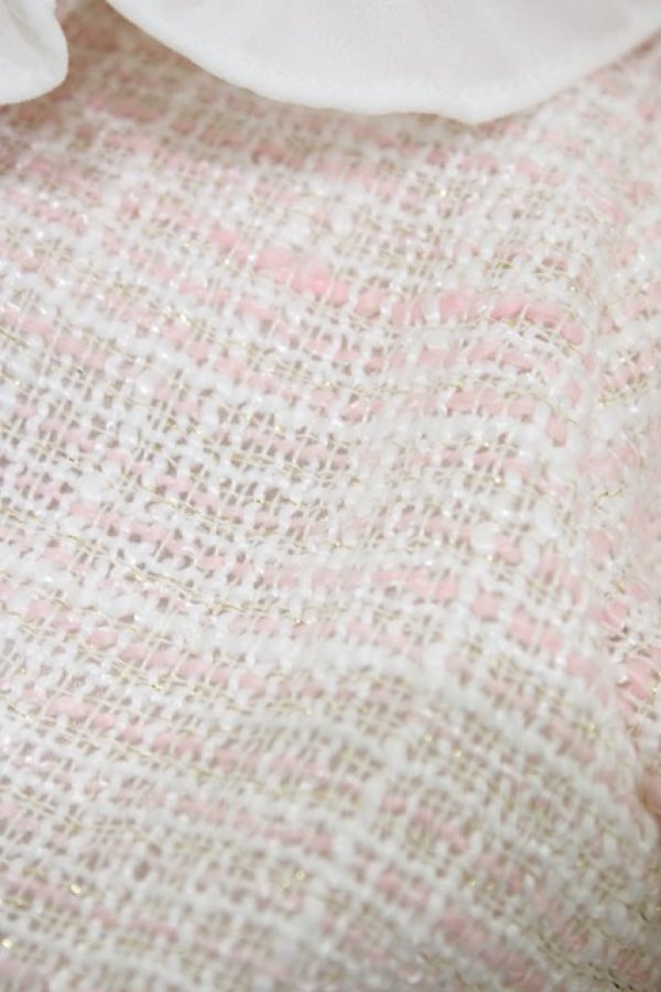 画像6: Ank Rouge / ツイードセットアップ M ピンク H-26-03-15-1009-CA-OP-NS-ZH (6)