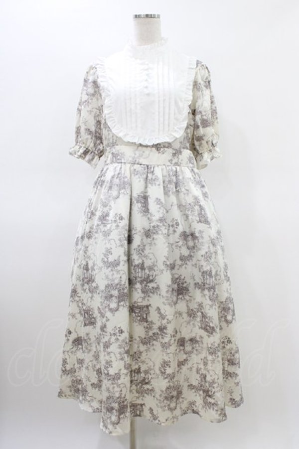 画像1: m petit by misako / トワルドジュイワンピース L オフ H-26-03-15-1012-LO-OP-NS-ZH (1)