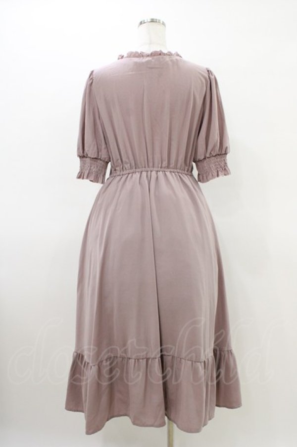 画像2: m petit by misako / AMレースアップワンピース M ピンク H-26-03-15-1014-LO-OP-NS-ZH (2)