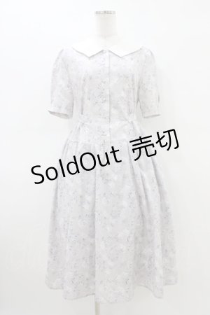 画像: Fi.n.t / ビッグクレリック衿ローズ柄ワンピース Free LAVENDER H-26-03-15-1017-CA-OP-NS-ZH