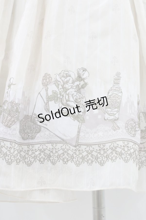 画像3: axes femme / メルヘン柄ノースリチュニ M アイボリー H-26-03-15-1027-AX-OP-NS-ZH (3)