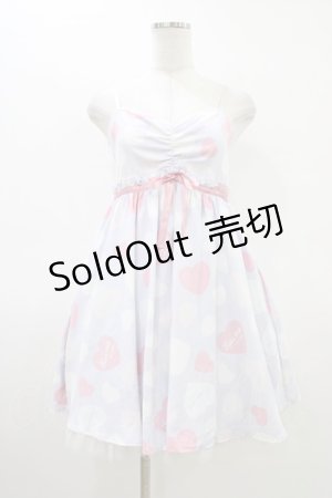 画像: Ank Rouge / パステルハートベビードールワンピース M ラベンダー H-26-03-15-1028-CA-OP-NS-ZH