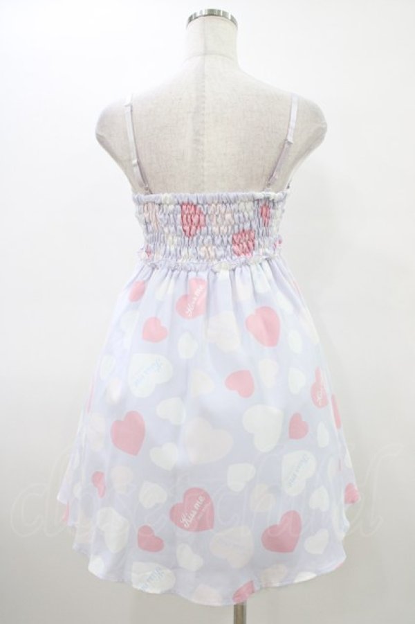 画像2: Ank Rouge / パステルハートベビードールワンピース M ラベンダー H-26-03-15-1028-CA-OP-NS-ZH (2)