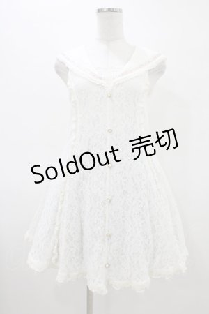 画像: LIZ LISA / セーラー襟レースワンピース Free オフ H-26-03-15-1029-LO-OP-NS-ZH