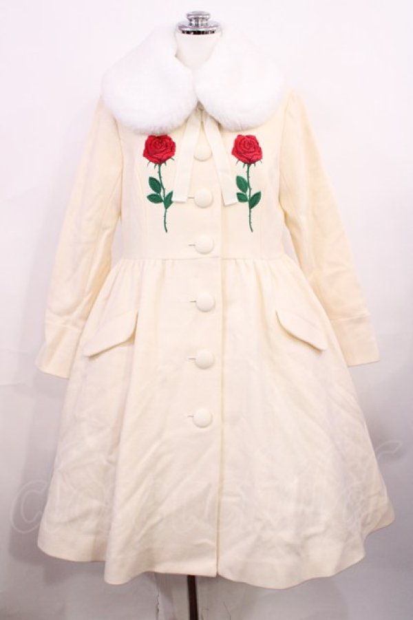 画像1: Angelic Pretty / Rose Embroideryコート Free オフ H-26-03-15-2003-AP-CO-NS-ZH (1)