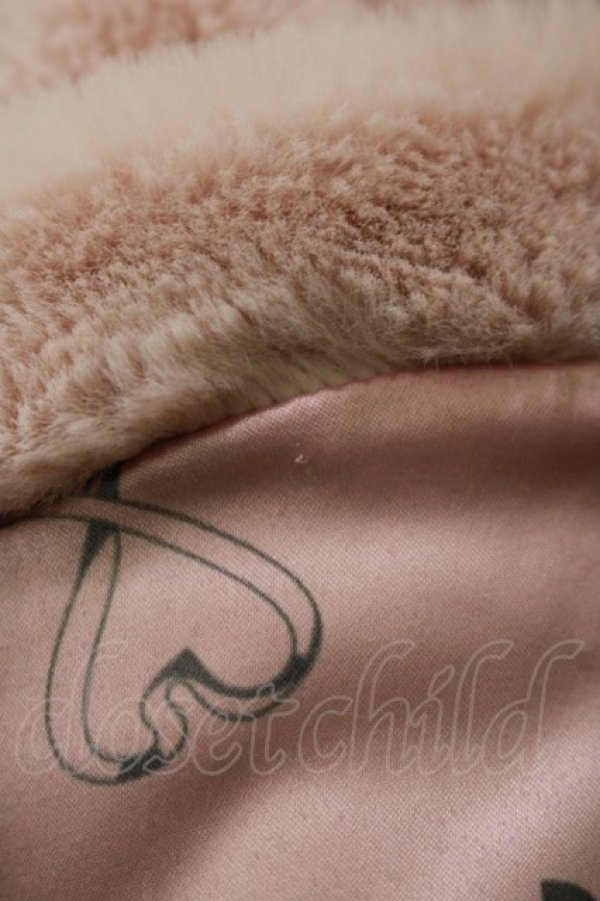 画像4: Honey Cinnamon / うさみみファーコート Free ピンク H-26-03-15-2004-LO-CO-NS-ZH (4)