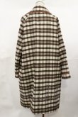 画像2: Fi.n.t / 合皮パイピングダブル釦コート Free BROWN×WH H-26-03-15-2006-CA-CO-NS-ZH (2)