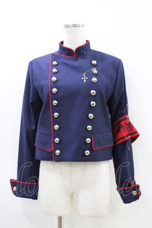 画像: Grrr the Lipper / 魔界学園ナポレオンジャケット  ネイビー H-26-03-15-014-0-JA-KB-ZH