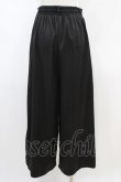 画像2: NieR Clothing / 2WAY SIDE ZIP WIDE PANTS  黒 H-26-03-15-003-PU-PA-KB-ZH (2)