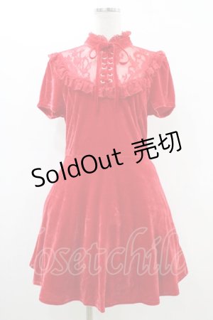 画像: KILL STAR / EVERNIGHT DRESS L レッド H-26-03-15-026-SL-OP-KB-ZH