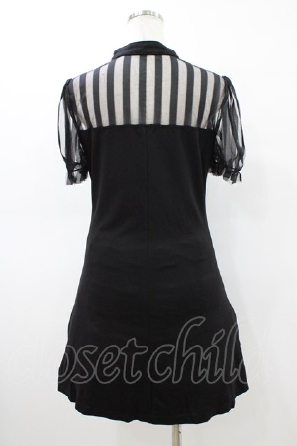 画像2: PUNK RAVE / Chinese Style Silk Fan Cheongsam Dress XL ブラック H-26-03-15-027-PU-OP-KB-ZH (2)