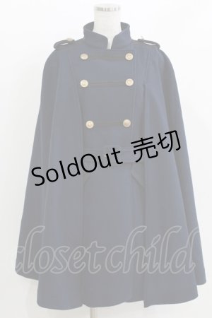 画像: axes femme / ナポレオンマント風コート M ネイビー H-26-03-16-029-AX-CO-NS-ZH
