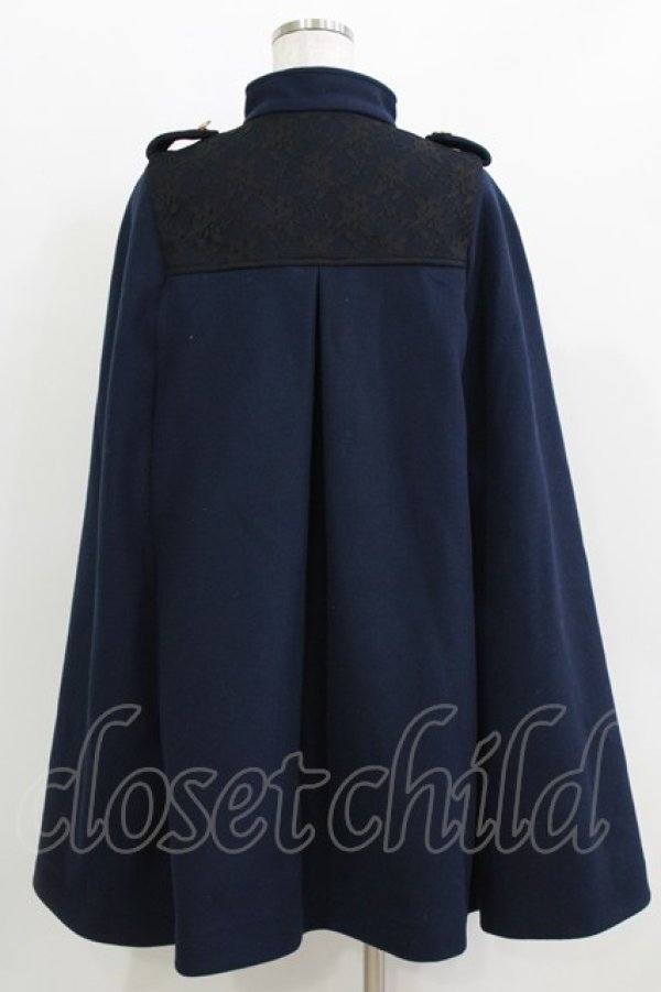 画像3: axes femme / ナポレオンマント風コート M ネイビー H-26-03-16-029-AX-CO-NS-ZH (3)