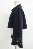 画像2: axes femme POETIQUE / ダブルリボンベルスリーブジャケット M ネイビー H-26-03-16-031-AX-TO-NS-ZH (2)