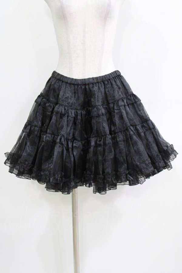 画像1: MAM MAXICIMAM / オーガンジーパニエ S ブラック H-26-03-16-042-0-SK-NS-ZH (1)