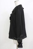 画像2: m petit by misako / AM マルエリフリルブラウス L ブラック H-26-03-16-045-LO-BL-NS-ZH (2)