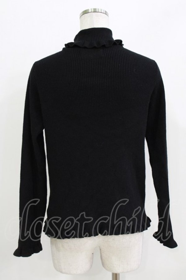 画像3: m petit by misako / サンリオキャラクターズコラボ クロミ ニットプルオーバー L ブラック H-26-03-16-046-LO-TO-NS-ZH (3)