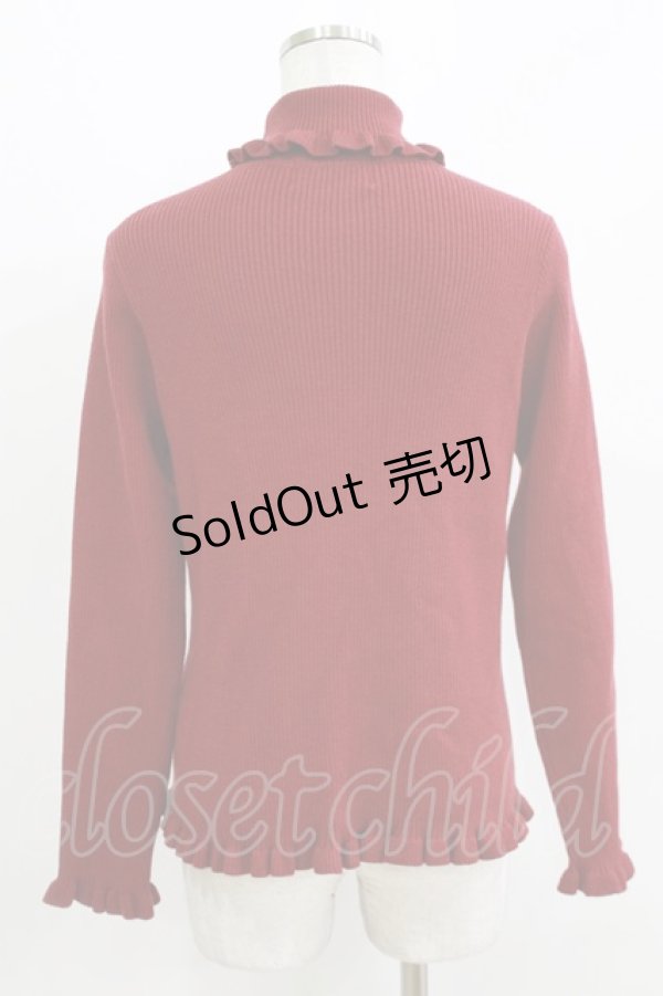 画像3: m petit by misako / サンリオキャラクターズコラボ キティ ニットプルオーバー L レッド H-26-03-16-047-LO-TO-NS-ZH (3)