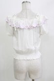 画像3: Secret Honey / 蝶刺繍トップス Free 白 H-26-03-16-051-CA-TO-NS-ZH (3)