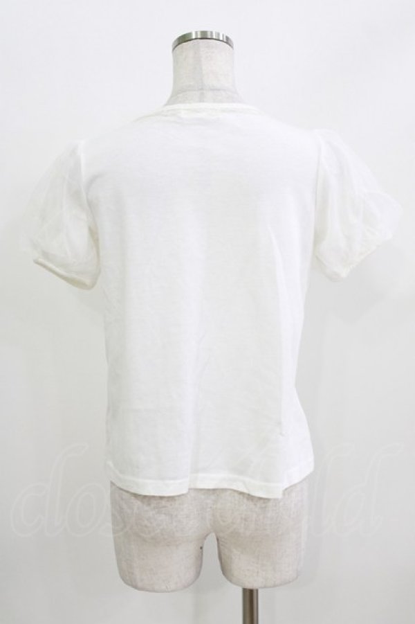 画像3: LIZ LISA / フラワーラビットプリントTシャツ Free 白 H-26-03-16-052-LO-TS-NS-ZH (3)