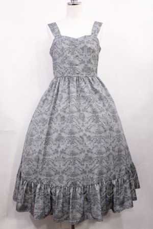 画像: m petit by misako / MSKトワルドジュイジャンパースカート M グレー H-26-03-16-1004-LO-SK-NS-ZH