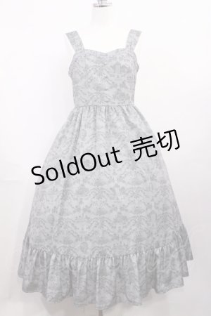 画像: m petit by misako / MSKトワルドジュイジャンパースカート M グレー H-26-03-16-1004-LO-SK-NS-ZH