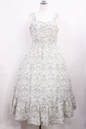 画像: m petit by misako / MSKトワルドジュイジャンパースカート M オフ/サックス H-26-03-16-1005-LO-SK-NS-ZH