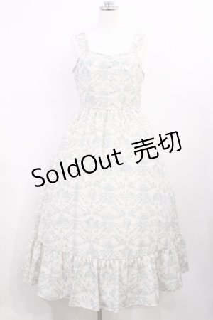 画像: m petit by misako / MSKトワルドジュイジャンパースカート M オフ/サックス H-26-03-16-1005-LO-SK-NS-ZH