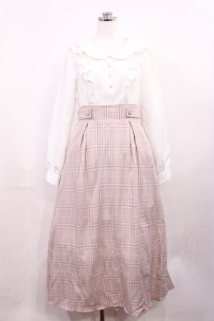 画像: DearMyLoveRose / 丸襟フリルリボンワンピース M オフ/ピンク H-26-03-16-1009-EL-OP-NS-ZH