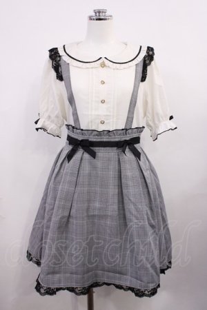 画像: LIZ LISA / サスペンダー付きドッキングワンピース Free ブラックチェック H-26-03-16-1011-LO-OP-NS-ZH