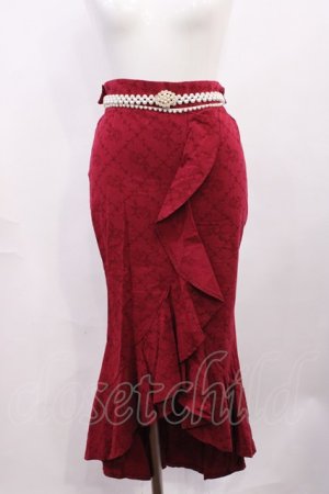 画像: Sweetwood Lolita（海外ロリータブランド） / Letter from Ocean クラシック フィッシュテイルスカート S ワイン H-26-03-16-1017-LO-SK-NS-ZH