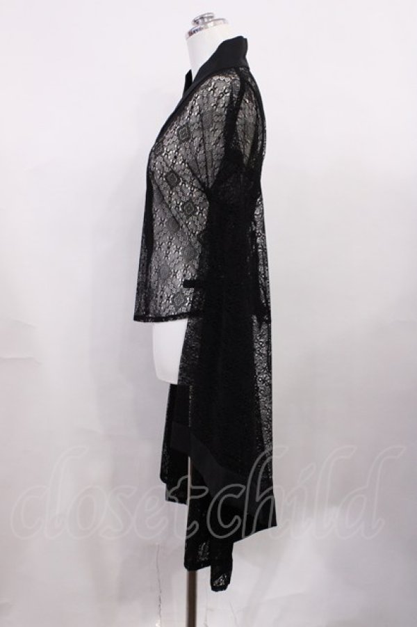 画像2: Royal Princess Alice / 振袖レースブラウス Free ブラック H-26-03-16-1025-LO-BL-NS-ZH (2)