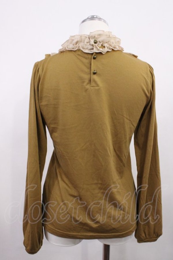 画像2: axes femme / ビッグリボンカットソー M ブラウン H-26-03-16-1026-AX-TO-NS-ZH (2)