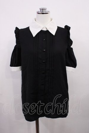 画像: MA*RS / オープンショルダーブラウス Free ブラック H-26-03-16-1030-EL-BL-NS-ZH