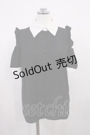 画像: MA*RS / オープンショルダーブラウス Free ブラック H-26-03-16-1030-EL-BL-NS-ZH